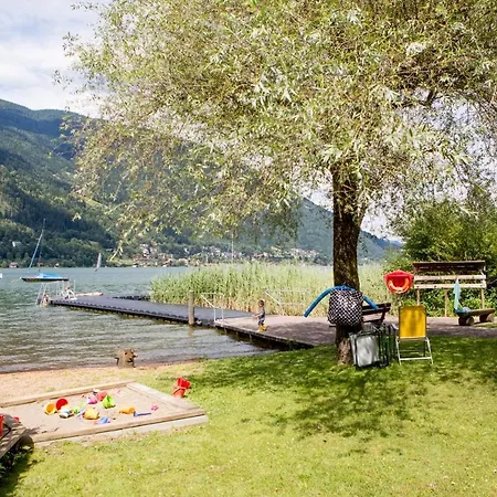 Apartment Lb4 Seeblick Haus Mit Direktem Seezugang Am Ossiachersee Landskron